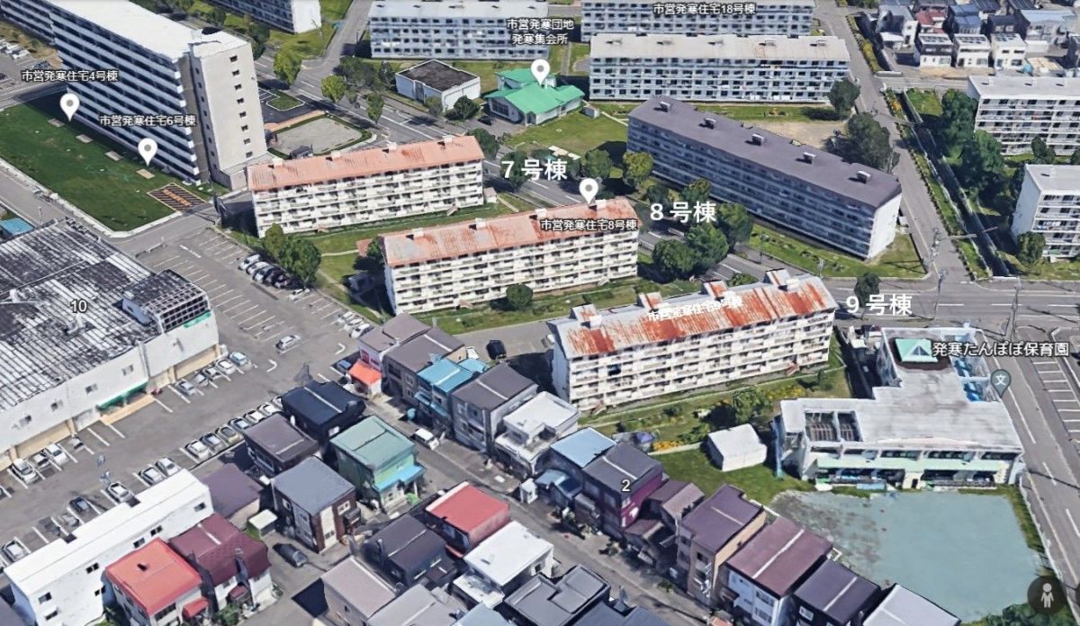 失われた建築｜札幌市営発寒団地 7・8・9号棟｜札幌ノスタルジック